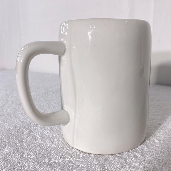 Raw Dunn Cream Oversized Asymmetrical Mrs. Mug Coffee Cup - Picture 7 of 8